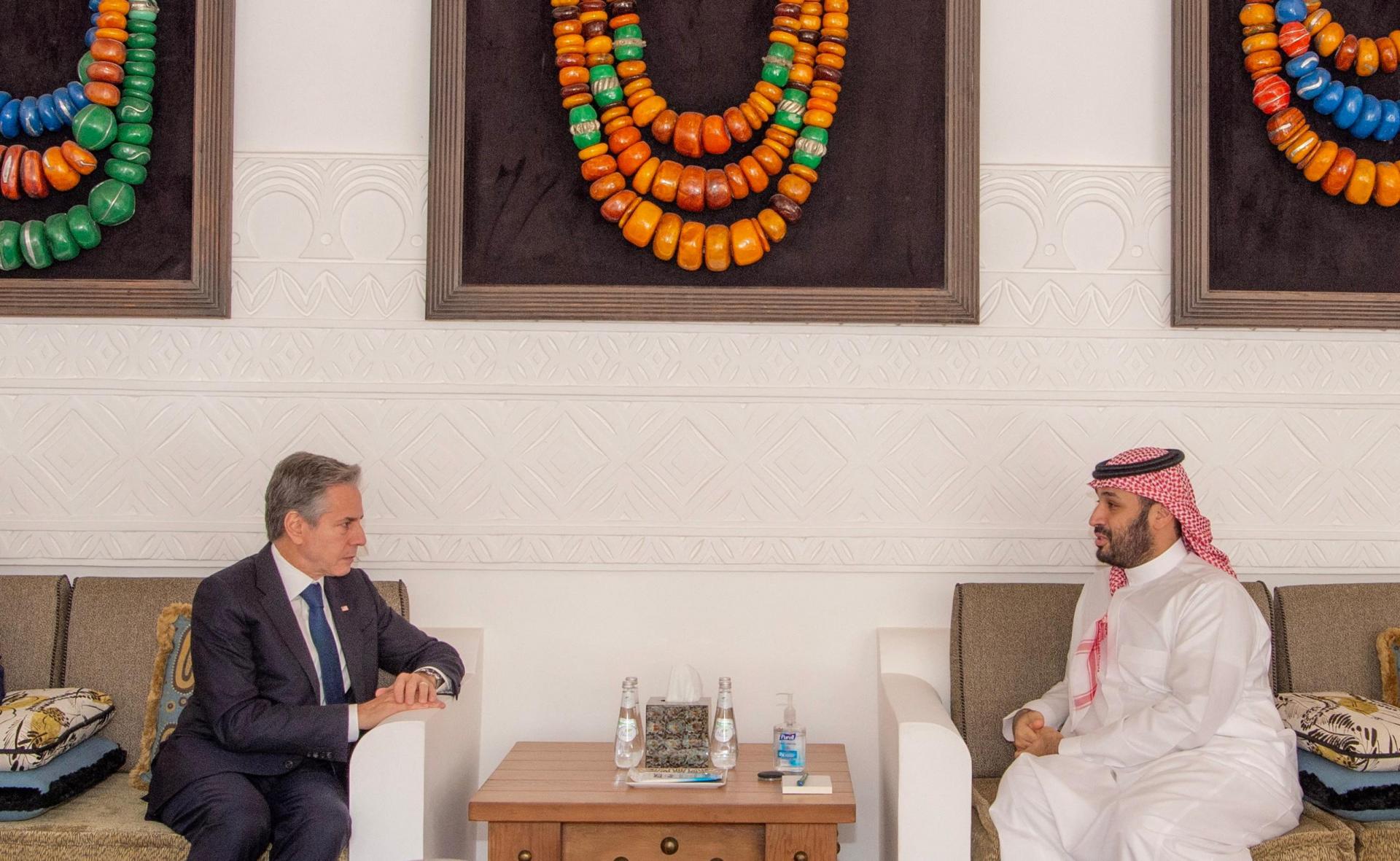 Šéf americkej diplomacie Blinken sa v Rijáde stretol so saudskoarabským korunným princom bin Salmánom