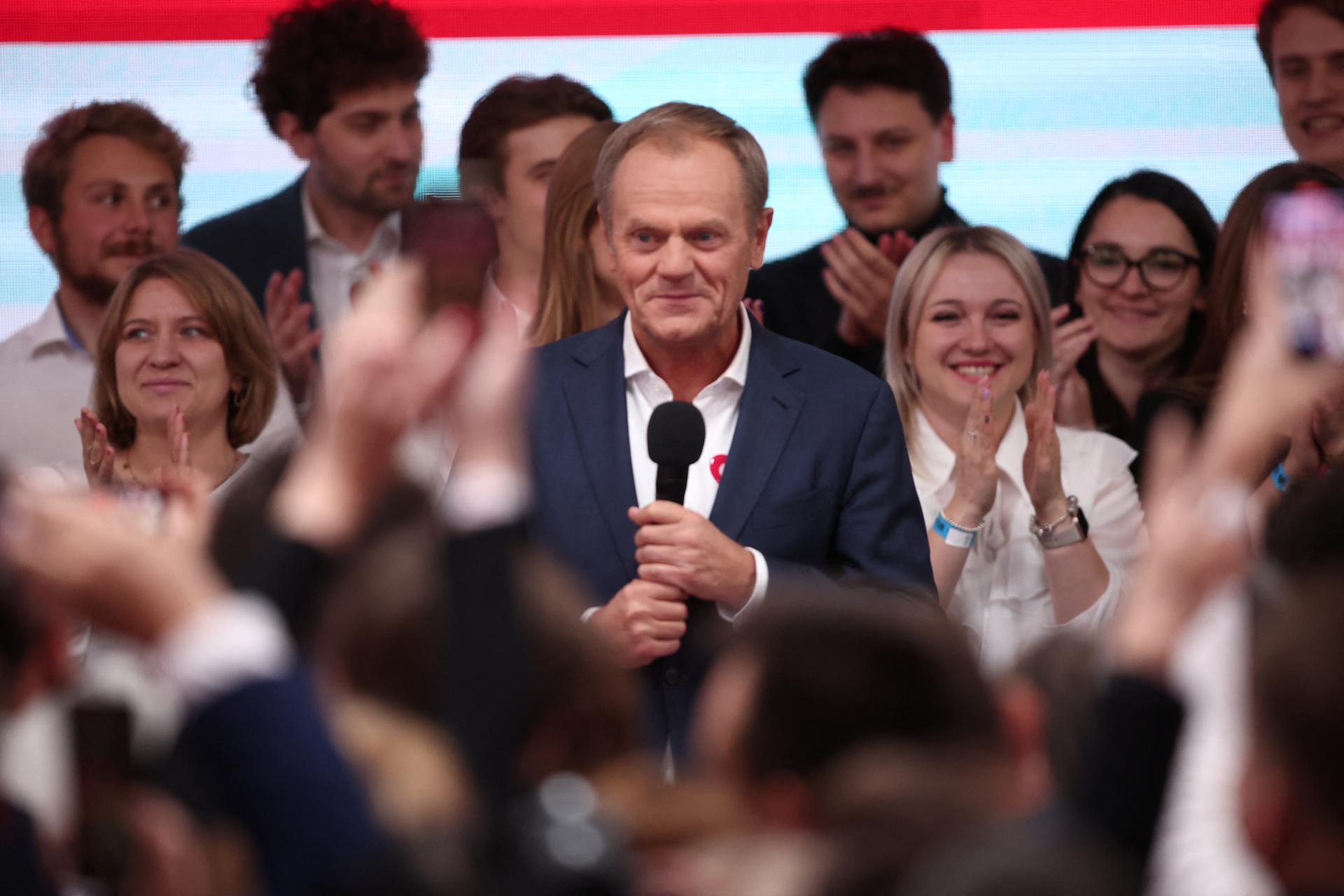 Voľby v Poľsku: Podľa exit pollu zvíťazila vládna PiS, opozičný blok má šancu zostaviť vládu