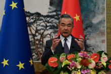 Čínsky minister zahraničných vecí Wang I. FOTO: REUTERS