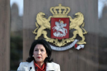 Gruzínska prezidentka Salome Zurabišviliová. FOTO: Reuters