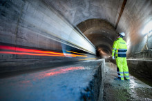 Na tuneli Višňové bola zabetónovaná na jar tohto roka posledná klenba. FOTO: NDS