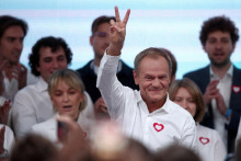 Donald Tusk, líder najväčšieho opozičného zoskupenia Občianska koalícia. FOTO: Reuters