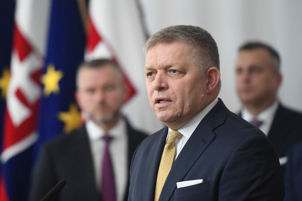 Predseda Smeru Robert Fico. FOTO: TASR/Martin Baumann