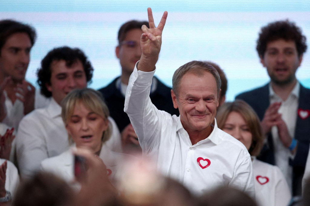 Donald Tusk, líder najväčšieho opozičného zoskupenia Občianska koalícia. FOTO: Reuters