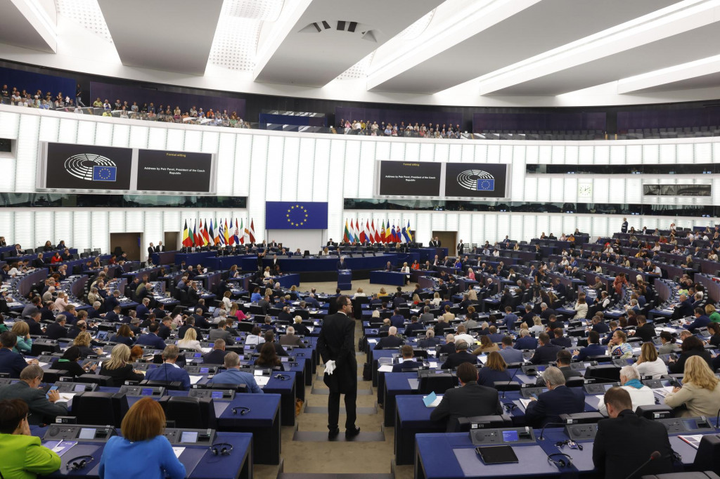 Europoslanci na pôde Európskeho parlamentu v Štrasburgu. FOTO: TASR/AP