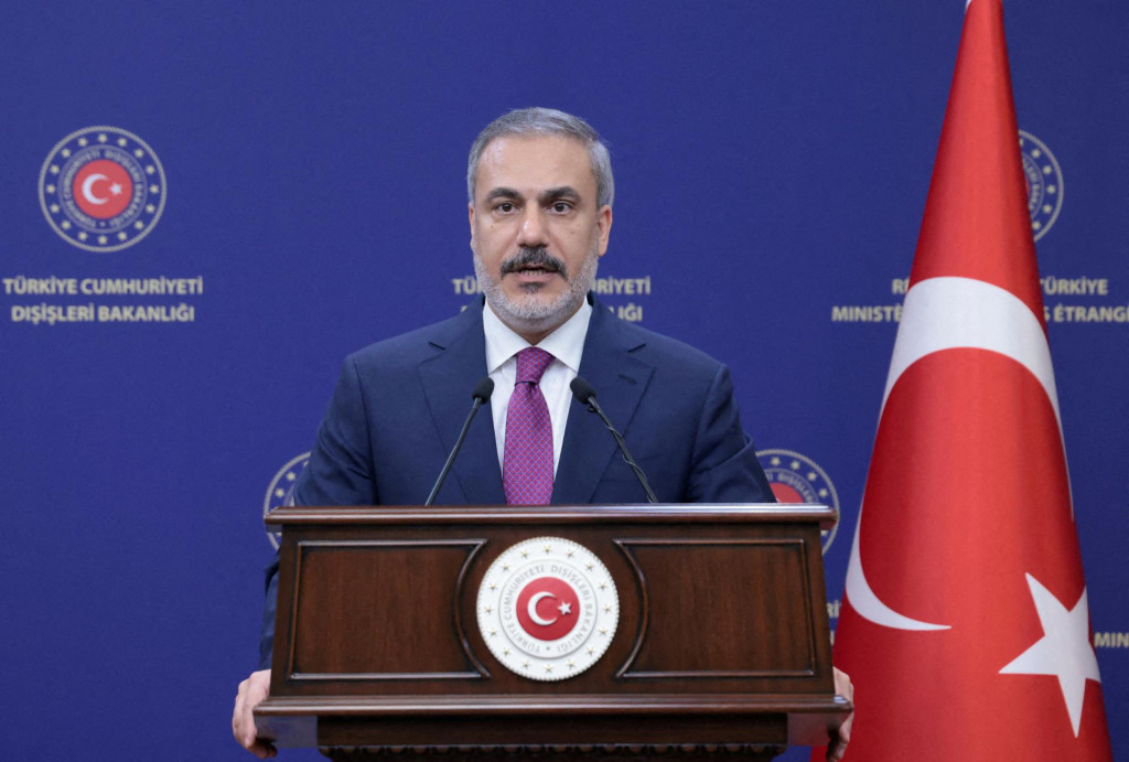 Turecký minister zahraničných vecí Hakan Fidan. FOTO: Reuters