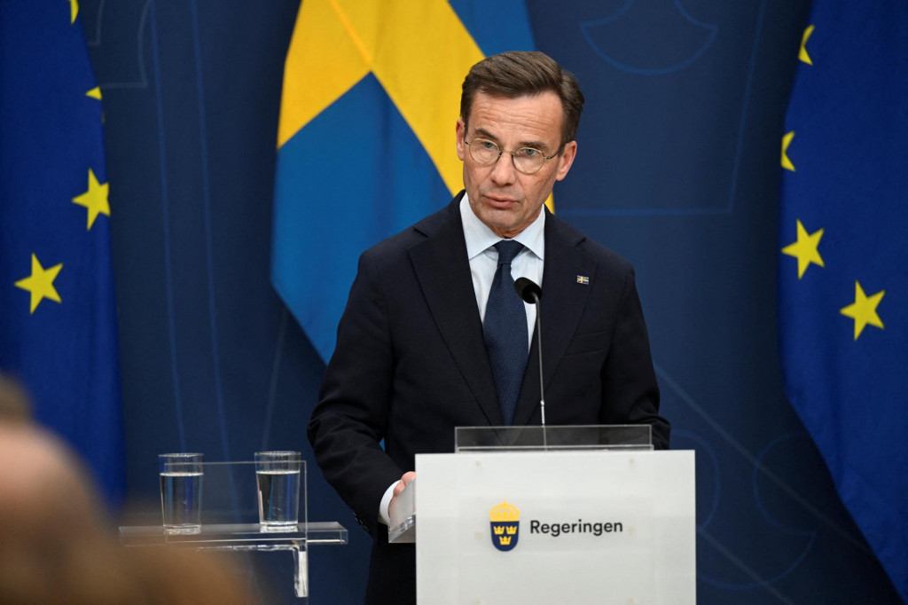Premiér Švédska Ulf Kristersson. FOTO: Reuters