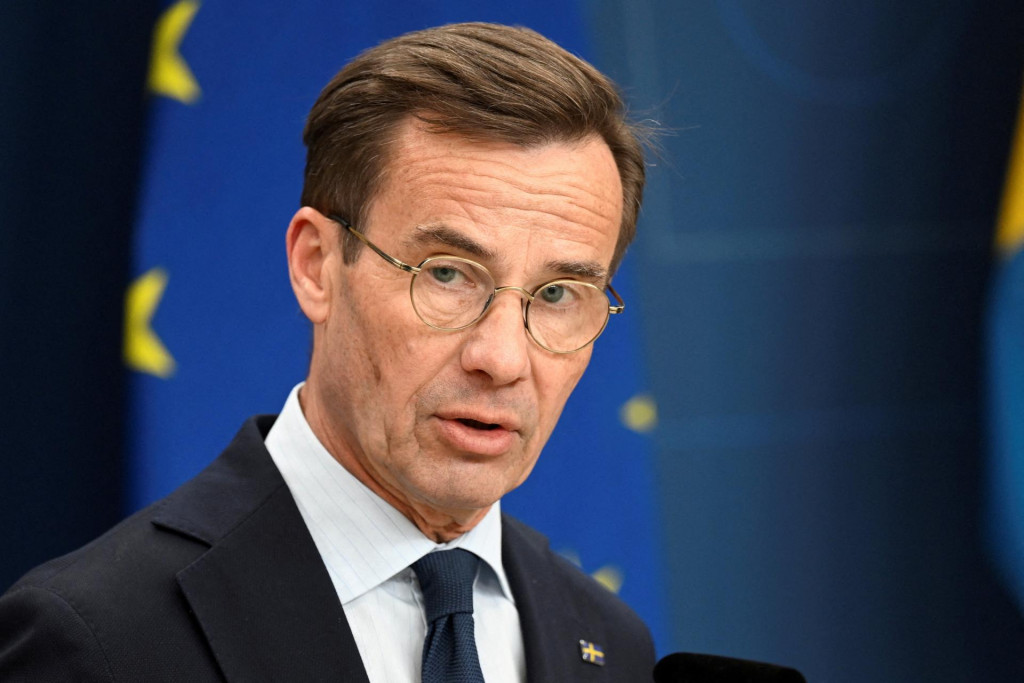 Švédsky premiér Ulf Kristersson. FOTO: Reuters