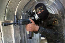 Sieť podzemných tunelov v Hamase