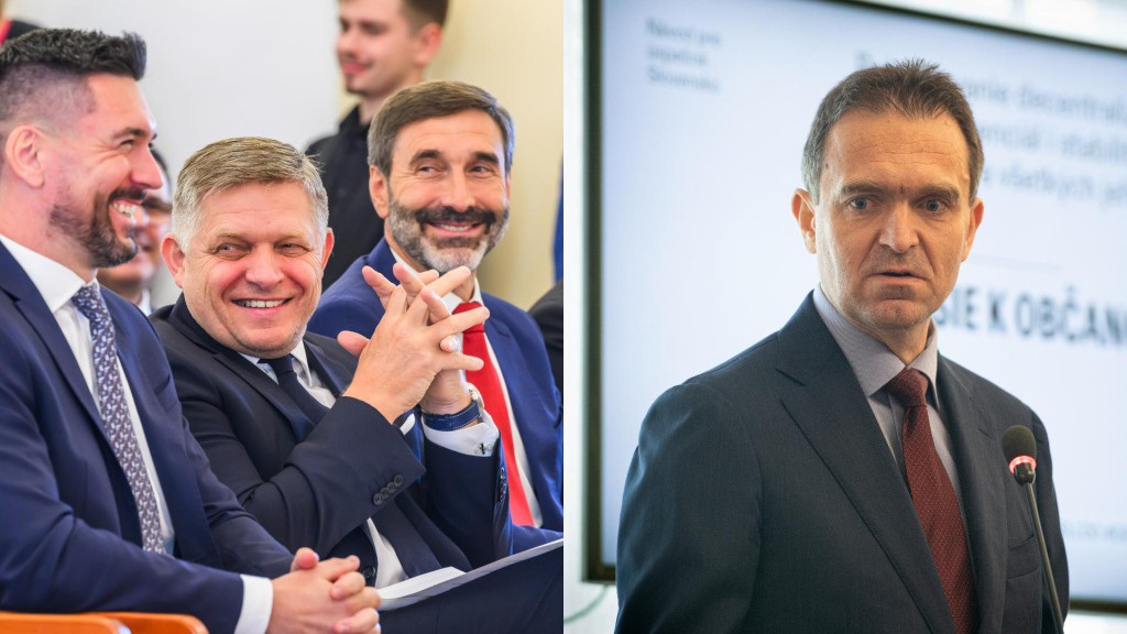 Ak Robert Fico neposkladá do štvrtka vládu, na samit pocestuje Ľudovít Ódor. FOTO: Tasr/J. Novák, Tasr/P. Neubauer