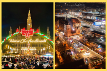 Vianočné trhy vo Viedni a v Gdansku.