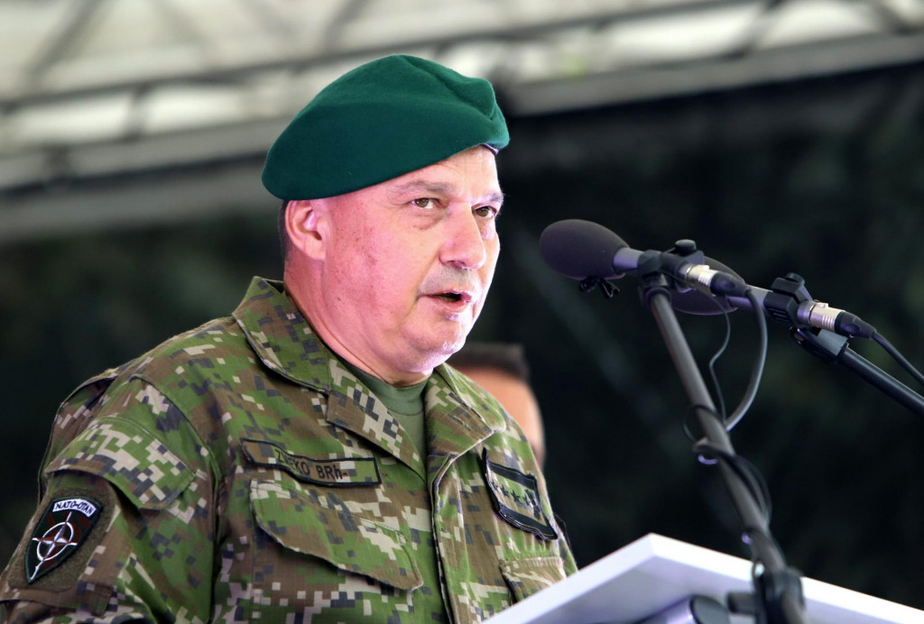 Náčelník Generálneho štábu Ozbrojených síl Daniel Zmeko. FOTO: TASR/Ján Krošlák