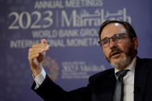 Hlavný ekonóm Medzinárodného menového fondu Pierre-Olivier Gourinchas. FOTO: Reuters