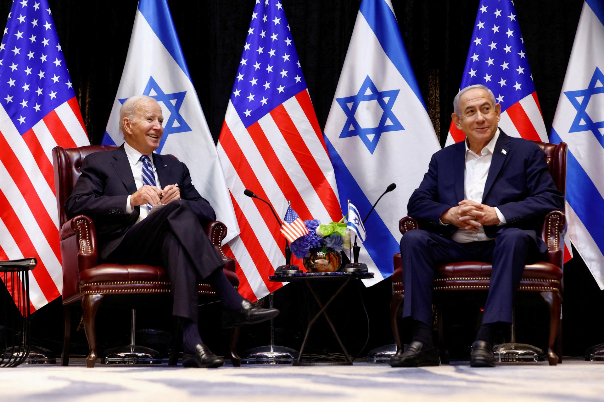 USA radia Izraelu počkať s operáciou v Gaze. Prísun pomoci bude nepretržitý, potvrdili Biden a Netanjahu
