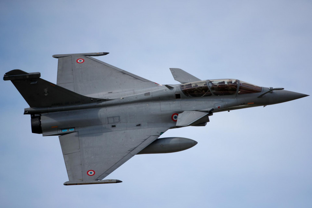 Francúzska stíhačka Air Force Rafale. FOTO: REUTERS