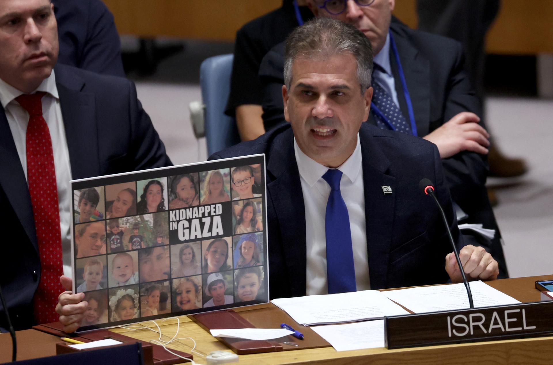 Šéf izraelskej diplomacie kritizoval Guterresa za slová o utrpení Palestínčanov