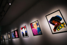 Expozícia diel Andyho Warhola v Bratislave SNÍMKA: Archív Galérie Spp