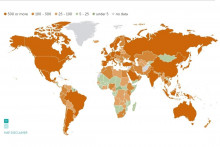 HDP svetových krajín v miliardách amerických dolárov. MAPA: Medzinárodný menový fond