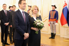 Prezidentka Zuzana Čaputová dnes prijala v paláci Ľudovíta Ódora a odchádzajúcich ministrov. FOTO: HN/Pavol Funtál