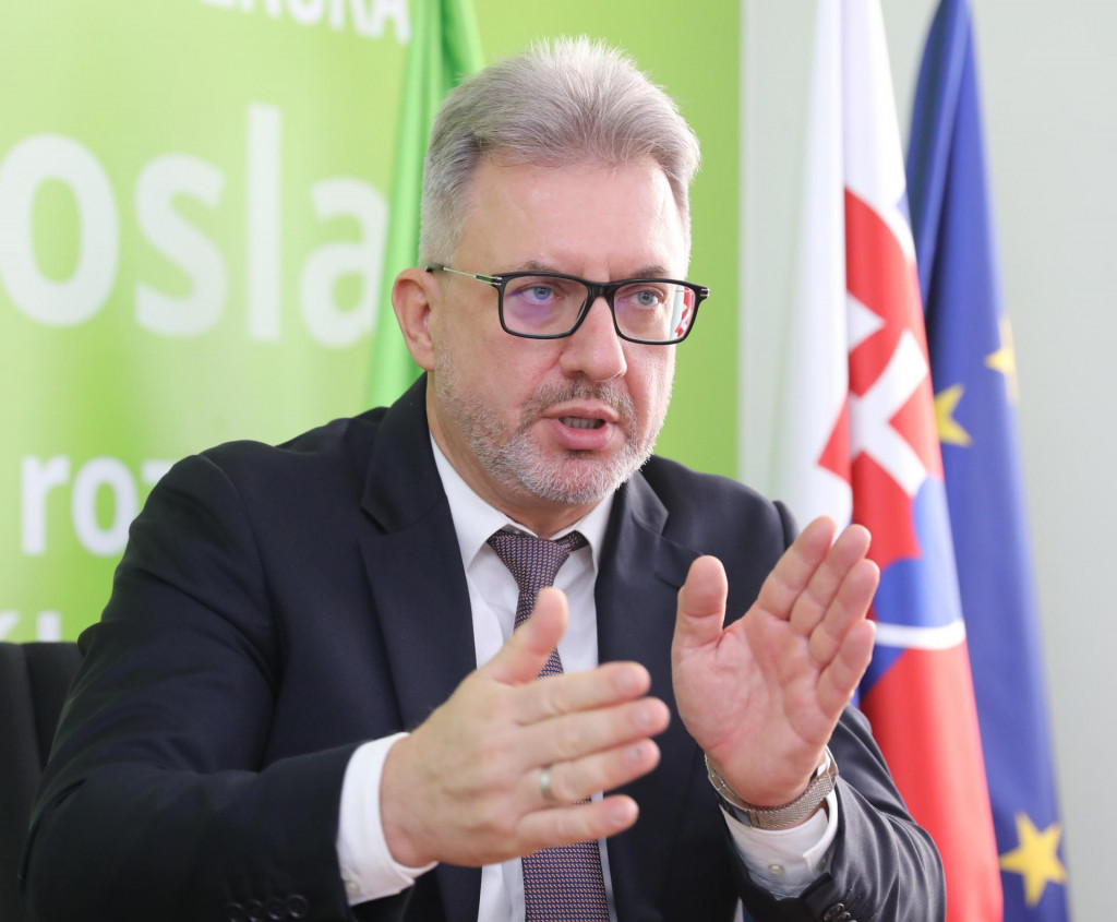 Peter Dávid, predseda predstavenstva a generálny riaditeľ Slovenskej záručnej a rozvojovej banky.

FOTO: HN/Peter Mayer