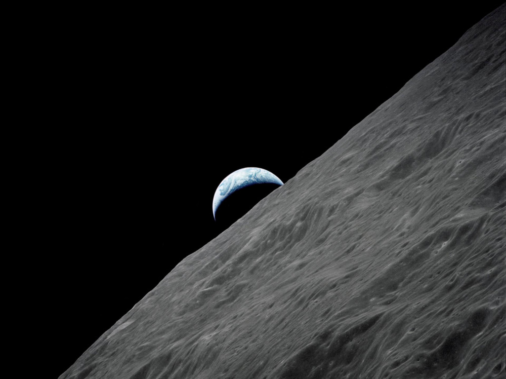Fotografia Mesiaca počas misie Apollo 17