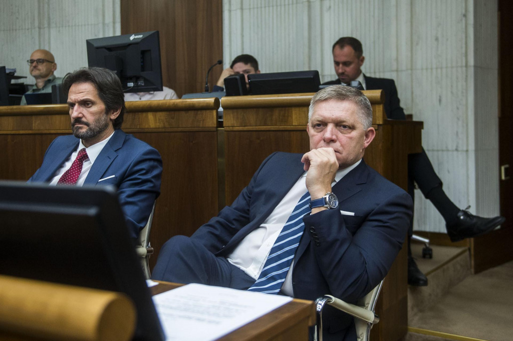 Robert Kaliň&aacute;k je ministrom obrany a podpredsedom vl&aacute;dy Roberta Fica. FOTO: TASR/Jakub Kotian