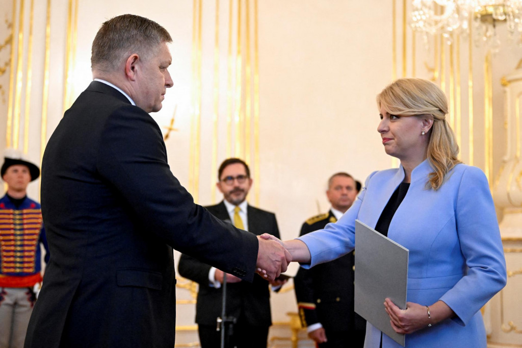 Menovanie &scaron;tvrtej vl&aacute;dy Roberta Fica. FOTO: Reuters