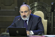 Arménsky premiér Nikol Pašinjan. FOTO: TASR/AP