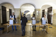 Parlamentné voľby vo Švajčiarsku. FOTO TASR/AP