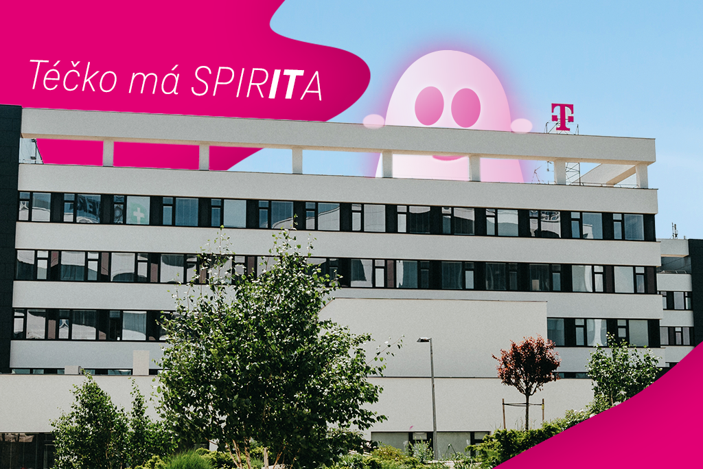 Deutsche Telekom IT Solutions Slovakia a tímový maskot ducha.