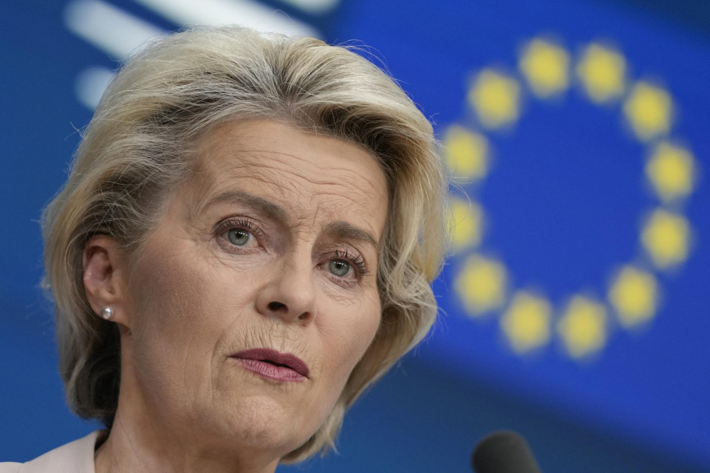 Predsedníčka Európskej komisie Ursula von der Leyenová. FOTO TASR/AP