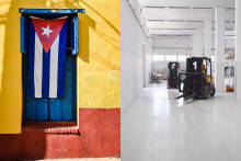 Na snímke vpravo už fungujúci závod Proxcoru na výrobu cukroviniek na Kube. FOTO: Unsplash, Proxenta