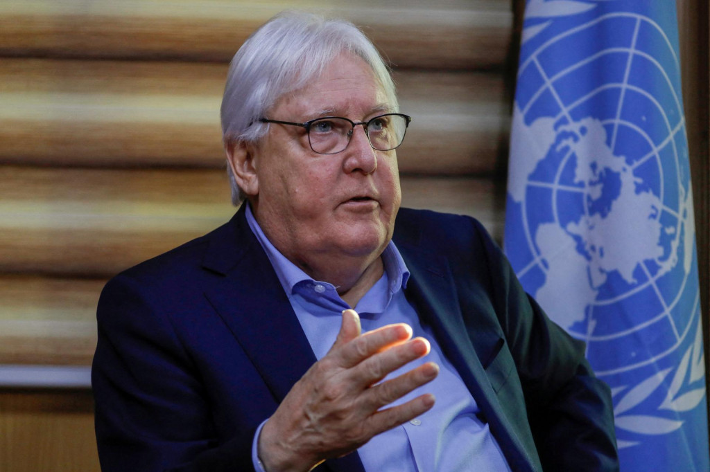Námestník generálneho tajomníka OSN pre humanitárne záležitosti Martin Griffiths. FOTO: Reuters