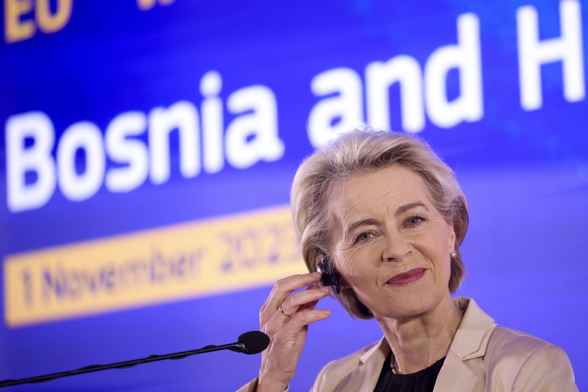Šéfka eurokomisie vyzvala Bosnu, aby napriek rozdielom postupovala ako jeden celok