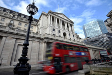 Budova britskej centrálnej bany Bank of England v Londýne. FOTO: REUTERS