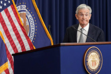 Na snímke Jerome Powell, šéf Fedu. FOTO: Reuters