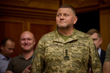 Vrchný veliteľ ukrajinských ozbrojených síl generál Valerij Zalužnyj. FOTO: Reuters