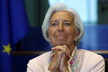 Šéfka centrálnej banky Christine Lagardeová. FOTO: Reuters