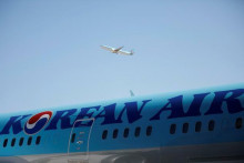 Lietadlo spoločnosti Korean Air Lines. FOTO: Reuters