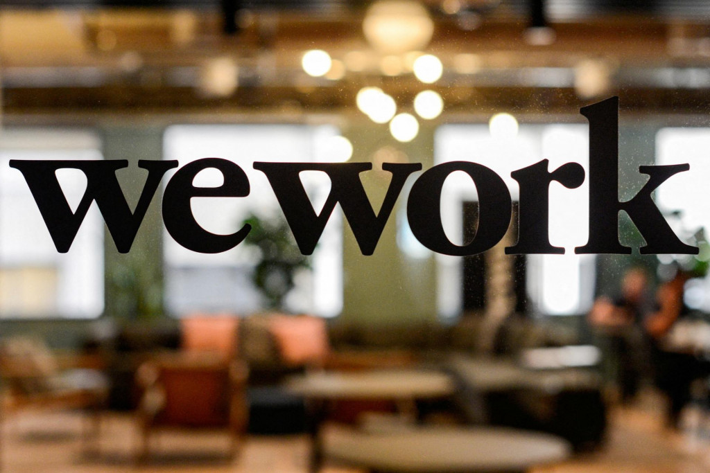 Logo firmy WeWork. FOTO: REUTERS