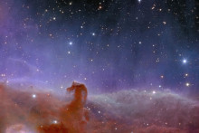 Hmlovina Konská hlava, známa tiež ako Barnard 33, ktorá je súčasťou súhvezdia Orion. (7. novembra 2023)