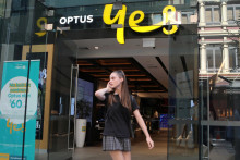 Obchod Optus v Sydney. FOTO: Reuters