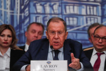 Śéf ruskej diplomacie Sergej Lavrov. FOTO: Reuters