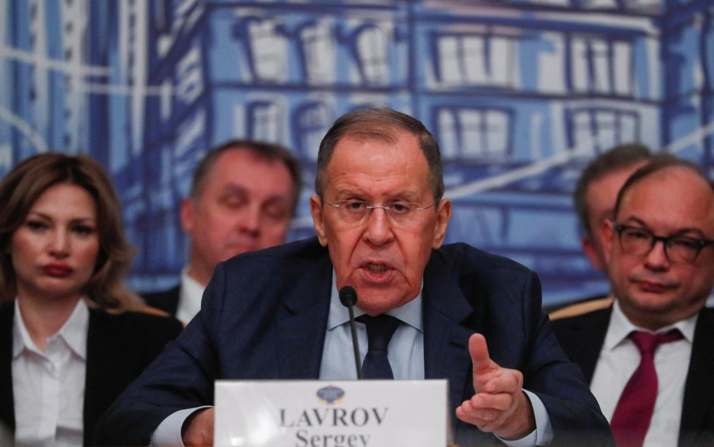 Śéf ruskej diplomacie Sergej Lavrov. FOTO: Reuters