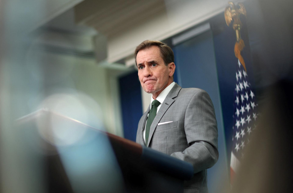 Koordinátor pre strategickú komunikáciu Rady národnej bezpečnosti Bieleho domu John Kirby. FOTO: Reuters