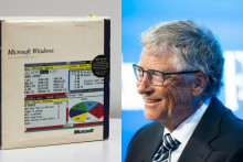 Na snímke vpravo Bill Gates. FOTO: Wikipédia, Archív HN/TASR
