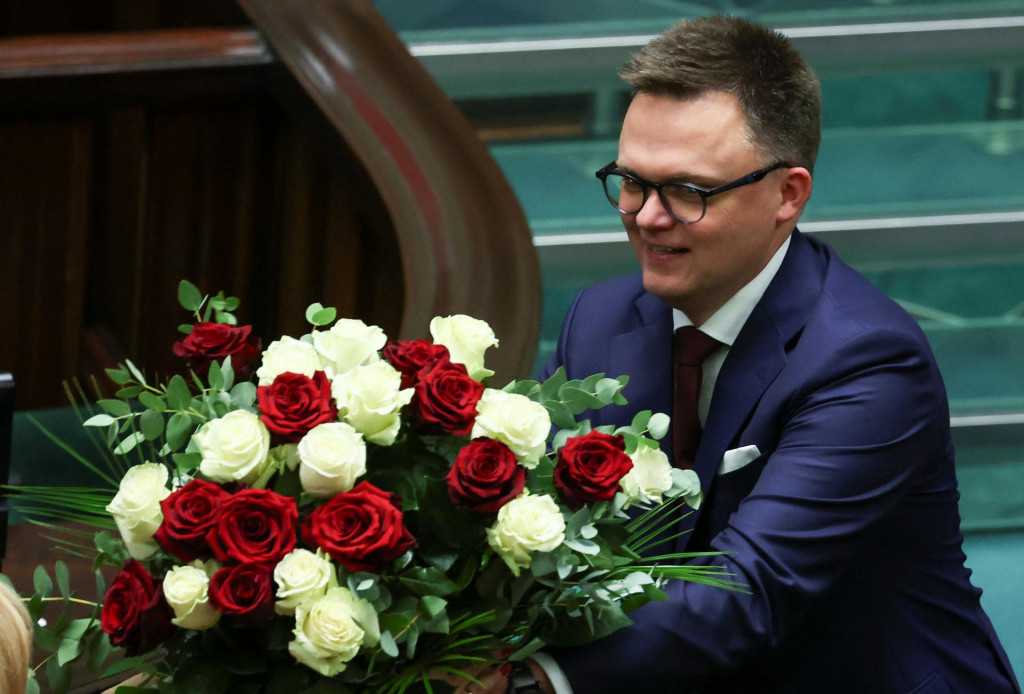 Nový šéf poľského parlamentu Szymon Holownia. FOTO: Reuters