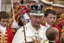 Britský kráľ Karol III. FOTO: TASR/AP