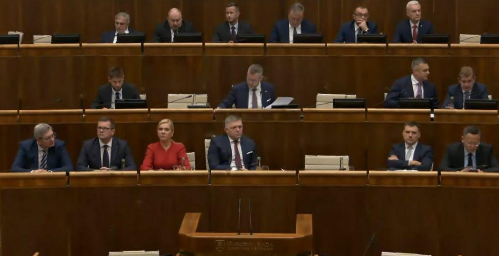 Rokovanie parlamentu. FOTO: HNtelevízia