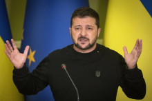 Ukrajinský prezident Volodymyr Zelenskyj. FOTO: TASR/AP